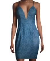 Trixxi Lace Spaghetti Straps Blue Mini  Dress Juniors Medium New Prom Fo... - $39.99