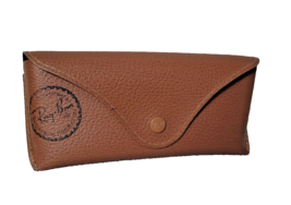 Original Ray-Ban Tan Brown Leather Sunglasses Case Only - $9.69