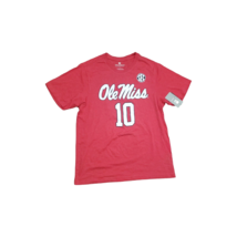 Ole Miss Rebels NCAA Colosseum #10 Akwuba Short Sleeve T-Shirt Size L Red - $27.71