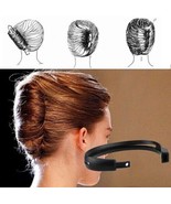 Women Hair Styling Updo Donut Bun Clip Tool French Twist Maker Holder Fa... - €12,88 EUR