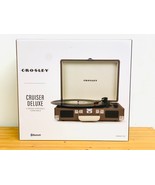 Crosley Cruiser Deluxe Vintage 3-Speed Bluetooth Suitcase Turntable, Tweed - £57.31 GBP