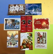 Eight Assorted Christmas Greeting Cards - £10.39 GBP