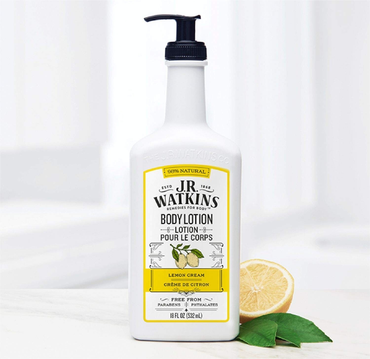 JR Watkins Cream Daily Moisturizing Lotion Lemon Cream Scent 18 oz Pack ... - $27.95