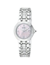 Citizen Women&#39;s Eco-drive Lucca Mother of Pearl Dial Watch  EW0710-51Y - $176.72