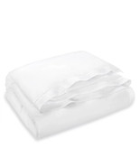 Ralph Lauren 624TC Organic Cotton Sateen Border F/Queen Duvet Cover Studio White - $190.92 CAD