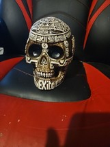 Mayan Calendar Skull &quot;Mexico&quot; Ceramic 7 inches tall - $34.60