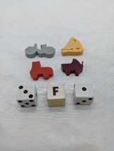 *Replacement* Advance To Boardwalk Player Pieces And Dice - $8.90