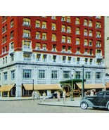 c1930 Hotel Miami Dayton Ohio OH Linen Postcard Albert Pick Hotels Cars ... - £14.37 GBP