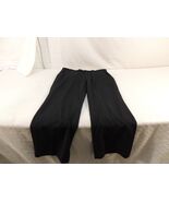 Perry Ellis Dress Pants Pleated Men&#39;s 32 78% Polyester 22% Rayon Jet Bla... - $240.84 MXN