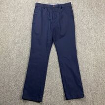 Old Navy Chino Pants Men&#39;s 30x30 Navy Blue Ultimate Slim Flex Cotton Blend - $328.82 MXN