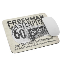 Vintage Radio Mouse Pad – Freshman Masterpiece $60 – 1920s Radio Adverti... - $9.97