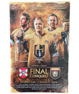 2023 Vegas Golden Knights Stanley Cup POSTER R4 GAME 1 Final Conquest - £18.46 GBP