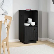 Modern Wooden Solid Pine Wood Narrow Sideboard Storage Cabinet Unit With Door - £44.53 GBP+