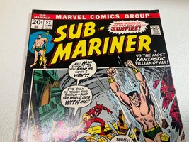 Sub-Mariner #53 Comic Book 1972 Marvel Comics Good Condition - $19.97