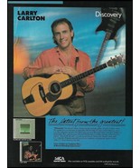 Larry Carlton Discovery 1987 MCA Records album advertisement 8 x 11 ad p... - £3.33 GBP