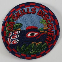 Vintage OA Skills Discovery Round WWW OA Boy Scouts BSA Camp Patch - $11.69