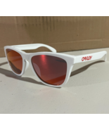 OAKLEY FROGSKINS Polished White / Ruby Iridium Asian Fit Sunglasses 9245... - $197.99