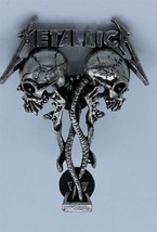 Metallica Pin Brooch - English Pewter Alchemy Poker Vintage 1995 - $54.69