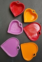Williams Sonoma Rustic Heart Dishes Ramekins Valentine  - $36.09