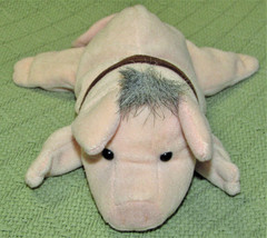 Babe And Friends B EAN Bag Pig 7" Equity Toys Collar Name Tag Stuffed Animal Toy - $7.20