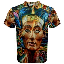 Streetwear Ancient egypt queen nefertity hipster full print sport t shirts - £17.73 GBP