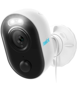 Outdoor Security Camera with Spotlight, Lumus 1080P HD Plug-In Wifi Cam - £59.42 GBP
