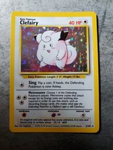 Pokémon TCG Clefairy Base Set 5/102 Holo Unlimited Holo Rare - £8.28 GBP