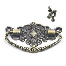 Fujiyuan 5 pcs 73mm x 45mm Antique Jewelry wardrobe Drawer Cabinet Cupbo... - $7.20