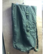 Military Duffel Bag Type II Nylon Green Handle With Should Straps - $19.80