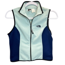 The North Face Womens Fleece Vest Blue Size SP Petite Sleeveless Full Zi... - $29.80