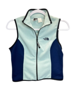 The North Face Womens Fleece Vest Blue Size SP Petite Sleeveless Full Zi... - £23.87 GBP
