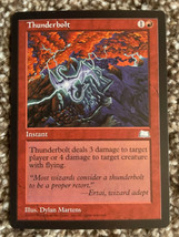 MAGIC THE GATHERING Thunderbolt Instant 1997 Wizards Of The Coast - $0.98