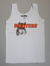 HOOTERS SEXY WHITE LYCRA HOOTERS MAKE YOU HAPPY (S) SMALL OWL UNIFORM TA... - £19.97 GBP