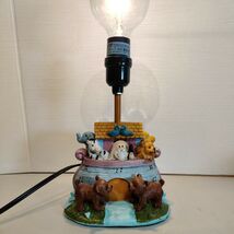 Noah&#39;s Ark Cute Animals Boat Religious Jesus Children&#39;s Electric Desk Lamp - $206.00 MXN