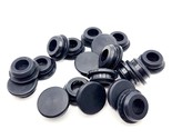 10X 1/2&quot; Solid Rubber Grommet Panel Plug for 1/8” Thick Wall 5/8&quot; OD 10 ... - $10.73