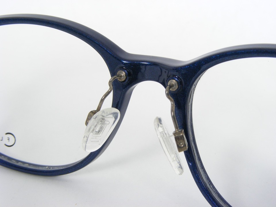 FLEX Mod 0035 003 GLITTER BLUE /WHITE EYEGLASSES GLASSES 52-18-140mm Germany Item image 11