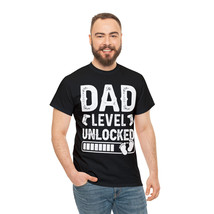 dad level unlocked gamer t shirt funny tee gift stocking stuffer for him - £12.25 GBP+