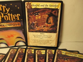 2001 Harry Potter TCG Card #89/116: Hagrid and the Stranger - $0.50