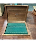 Vintage CUTCO Brown Wooden Steak 8 Knife Box Holder Case ONLY 10x7.5 in - $14.85