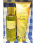Victoria&#39;s Secret Fragrance Mist &amp; Lotion Set Lot of 2 BARE VANILLA SOL ... - $40.78 CAD