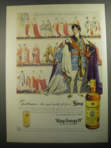 1956 King George IV Scotch Ad - The royal scotch fit for a King - £14.82 GBP