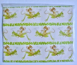 Vtg 1981 NIP Current LK Powell Gift Wrap Mice Riding Grasshoppers 2 Sheets 30x48 - £15.02 GBP