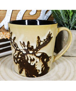 Pack Of 2 Rustic Western Emperor Giant Stag Elk Moose Deer Coffee Mugs Cups - $27.99