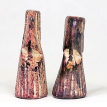 African Hand Carved Soapstone 2 Pawn Replacement 2&quot; Pink Chess Pieces 07522 - $14.70