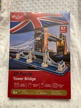 Hamleys 3D Tower Bridge 67pc Puzzle (Model #221130N)- NEW, SEALED - $16.83
