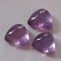 Natural Amethyst Trillion, 29.70 Cts., Amethyst Trillion Lot, Trillion Cabochon, - £21.99 GBP