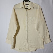 Austin Manor Mens Long Sleeve Button Down Dress Shirt Size 16 1/2 36  XT Vintage - £10.88 GBP