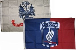 2x3 2&#39;x3&#39; Wholesale Combo Army White &amp; Airborne 173rd Flags Flag - £7.44 GBP