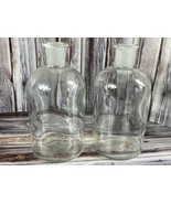 Vintage Apothecary Glass Bottle T.C.W. Co USA Wheaton - 6.5&quot; - Lot of 2 - $19.34