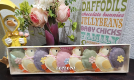 Easter Pastel Ducks Chicks Eggs Garland Mantel Home Decor 6FT - $26.72
